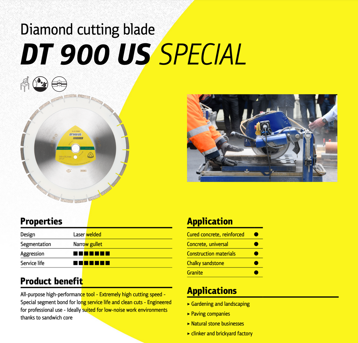 Klingspor DT 900 US Special 350mm 334063 Topshelf Tools