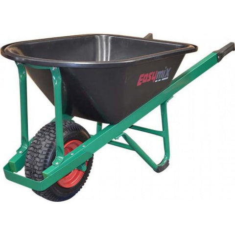 Masterfinish Green Wbarrow with Poly Tray - W800P-HSGNGS