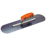 Kraft 10" x 3" Blue Steel Pool Trowel with a ProForm Handle on a Short Shank -  CF274BPF