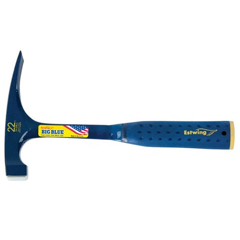 Estwing Hammer Bricklayers big Face with End Cap - EWE6-22BLC