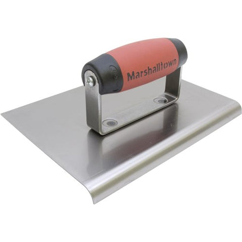 MARSHALLTOWN STRAIGHT END EDGER 152mm X 110mm STAINLESS STEEL - MT166SSD