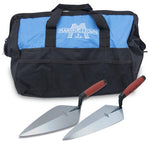 Marshalltown Tool Bag with Philadelphia & Wide London Brick Trowels 305mm - MTBRICKTROWELBAG