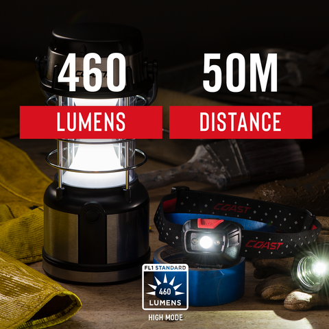 EAL17 Coast Emergency Area LED Lantern 460 Lumens 4 X D