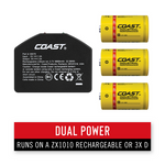 EAL22 - Coast Emergency Area Lantern- 1250 Lumens Alkaline- Dual Power