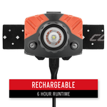 FL75R - Coast Rechargeable Pure Beam Focusing LED Headlamp - 530 Lumens Li-ion or 3 X AAA