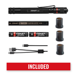 HP3R - Coast Rechargeable Universal Beam Twist Focus LED Torch 385 Lumens Li-Poly or 2 X AAA
