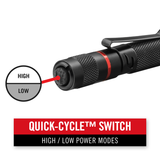 HP3R - Coast Rechargeable Universal Beam Twist Focus LED Torch 385 Lumens Li-Poly or 2 X AAA