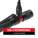 HP3R - Coast Rechargeable Universal Beam Twist Focus LED Torch 385 Lumens Li-Poly or 2 X AAA