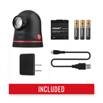 PM500R - Coast Pure Beam Rechargeable Focusing Work Light - 700 Lumens 8.4cm