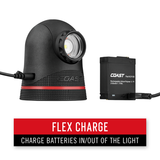 PM500R - Coast Pure Beam Rechargeable Focusing Work Light - 700 Lumens 8.4cm