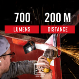 PM650R - Coast Pure Beam Rechargeable Focusing Work Light - 700 Lumens
