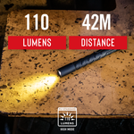PS100 - Coast Polysteel 100 Bulls-Eye Spot Fixed Beam Penlight - 110 Lumens
