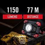 WLR1 - Coast Rechargeable Focusing Portable Work Light - 1150 Lumens