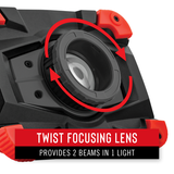 WLR1 - Coast Rechargeable Focusing Portable Work Light - 1150 Lumens