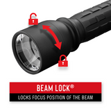 XP18R - Coast Rechargeable Pure Beam Focusing LED Torch- 3650 Lumens on Turbo Mode