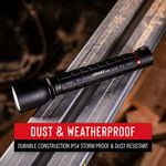 XP18R - Coast Rechargeable Pure Beam Focusing LED Torch- 3650 Lumens on Turbo Mode