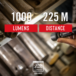 XP9R - Coast Rechargeable Pure Beam Focusing LED Torch - 1000 Lumens
