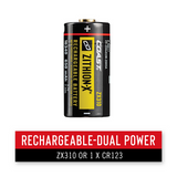XPH25R - Coast Rechargeable Pure Beam Focusing LED Headlamp - 400 Lumens