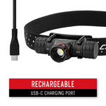 XPH30R - Coast Rechargeable Pure Beam Focusing LED Headlamp- 1000 Lumens on Turbo Mode