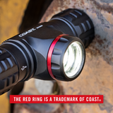 XPH25R - Coast Rechargeable Pure Beam Focusing LED Headlamp - 400 Lumens