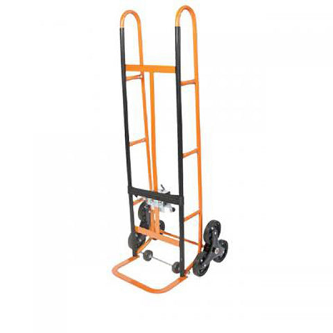 Masterfinish Trolley Orange Fridge With Stair Climber Wheels - FT700S
