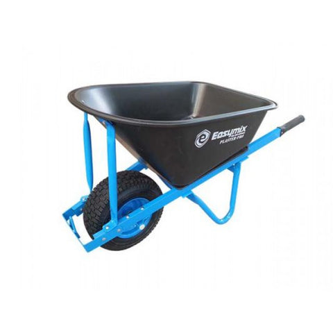 Masterfinish Easymix Heavy Duty Skinny Poly Wheelbarrow Short Handle - W400-S-SH